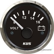 KUS Voltmetre Göstergesi,12V/24V  52mm