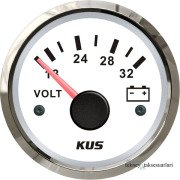 KUS Voltmetre Göstergesi,12V/24V  52mm