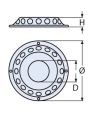 Ø 225 mm Ufo Havalandırma