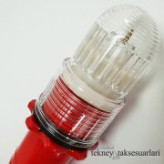 Beyaz LED Çakarlı Ağ Lambası  - İşaret Feneri