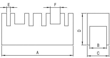 216 PROFİL TARAĞI/SPACER FOR SERPENTINE