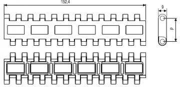 962 MAZGALLI HASIRBANT / OPEN GRID MODULER CONVEYOR BELTS