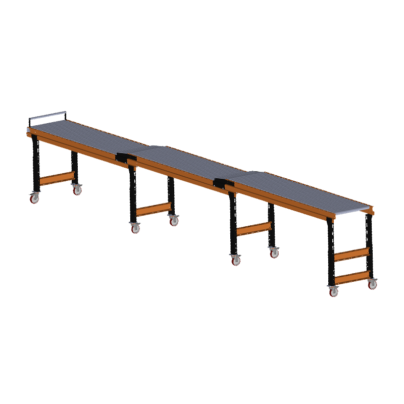 ARTK Serisi Avare Rulolu Teleskopik Konveyörü / Gravity Roller Loading&Unloading Conveyor
