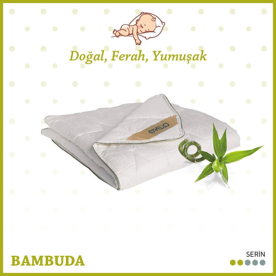Othello Bambuda Bambu Dolgulu Bebe Yorgan 95x145 Cm