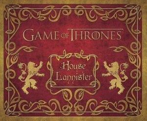 Game of Thrones: House Lannister Deluxe Stationery Set  HC