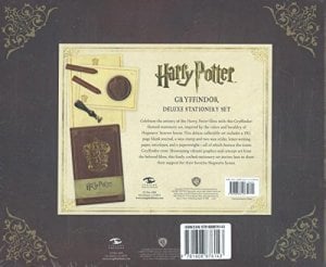 Harry Potter: Gryffindor Deluxe Stationery Set HC