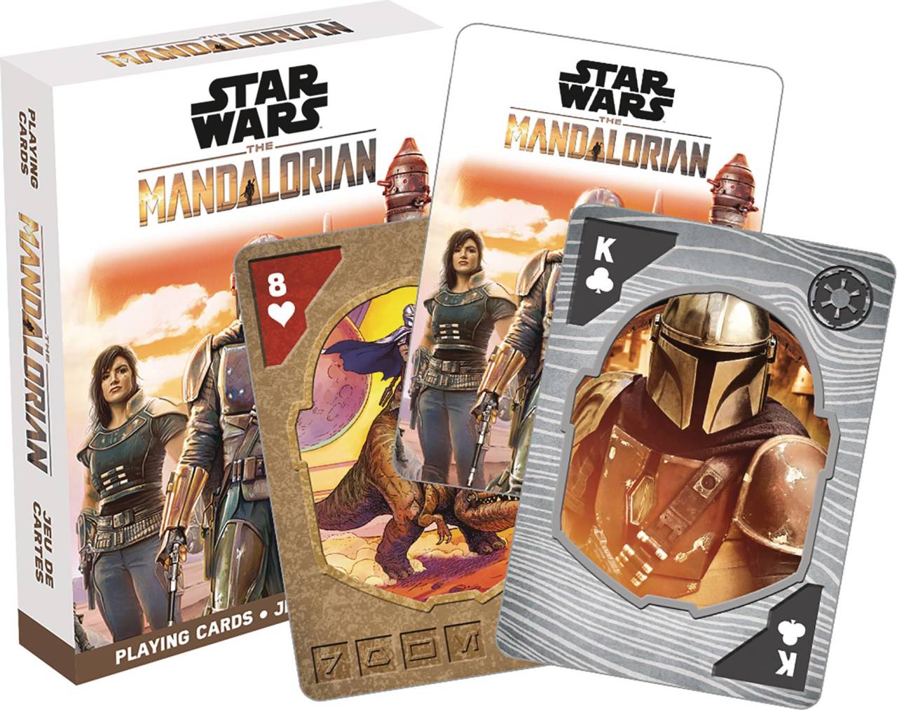 STAR WARS THE MANDALORIAN PLAYING CARDS BOUNTY HUNTER