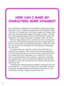 The Manga Artist's Handbook: Drawing Dynamic Manga Characters: The Easy 1-2-3 Method for Beginners