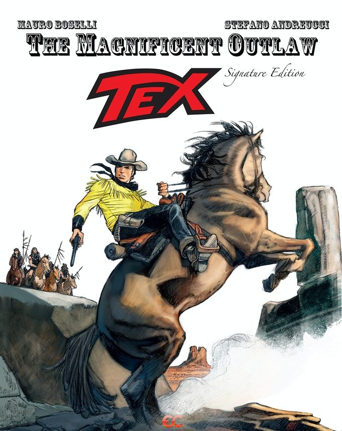 TEX - THE MAGNIFICENT OUTLAW  (white cover)