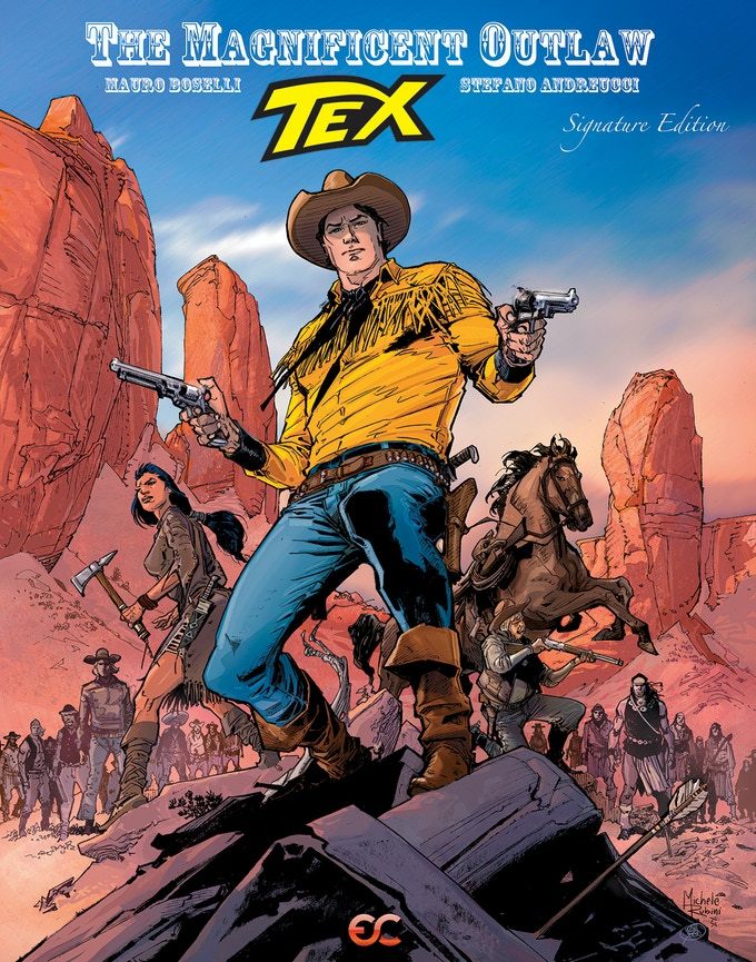 TEX - THE MAGNIFICENT OUTLAW  (Blue Cover)
