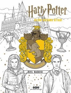 Harry Potter Filmlerinden Resmi Boyama Kitabı – Hufflepuff Özel Baskısı