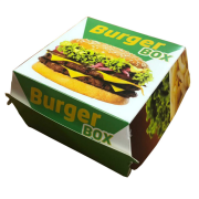 Yeşil Hamburger Kutusu 12x12x7cm