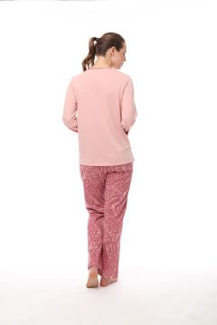 Pijadore 1540 Uzun Kollu Bayan Pijama Takım 3'lü