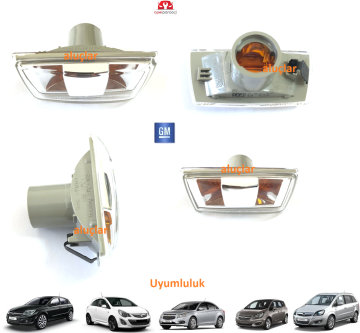 Opel Çamurluk Sinyali Astra H - Corsa D - Zafira B - Corsa E - Cruze - Meriva B -
