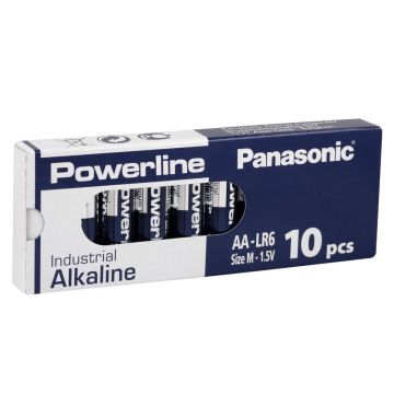 Panasonic - Powerline-LR6AD/10BB - AA - Alkaline Pil  - 10lu Kutu