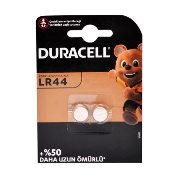 Duracell LR44 Pil 2li Blister