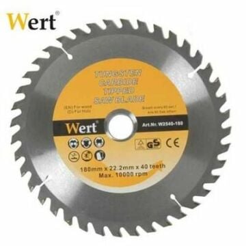 WERT 2540-180 Ahşap Kesme Testeresi (Ø 180mm)