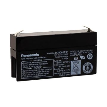 Panasonic LC-R061R3P 6V 1.3 Ah Bakımsız Kuru Akü