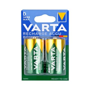 Varta 56720101402 Accu Ready2Use Büyük Pil - D 3000 mAh 2li