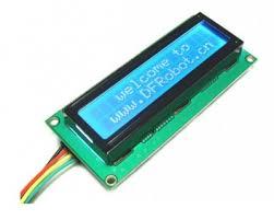 LCD1602 (IIC/I2C Haberleşmeli ve Mavi  Arka Işıklı)