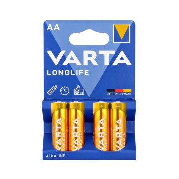 Varta 4106 Longlife AA Size 4lü Kalem Pil