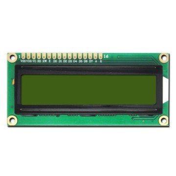 Arduino 2x16 LCD Ekran - Yeşil Üzerine Siyah - TC1602A