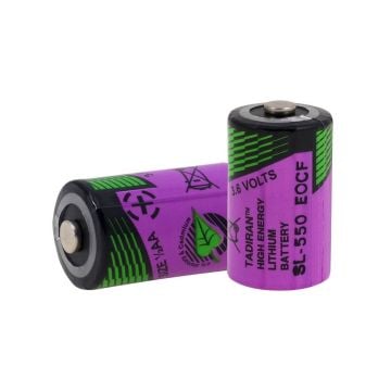 Tadiran SL-550/S, TLH-5902/S  1/2AA 3.6V Li-SOCI2 Lithium Pil - High Temp