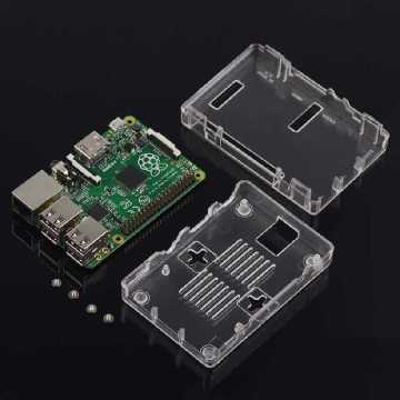 Raspberry Pi 2 ABS Şeffaf Beyaz Kutu