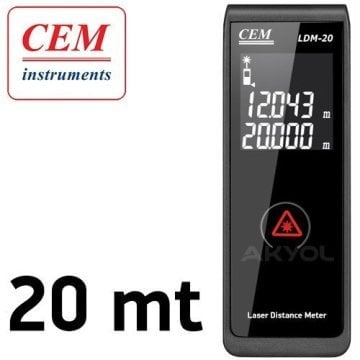 CEM LDM-20 Lazermetre (20 metre)