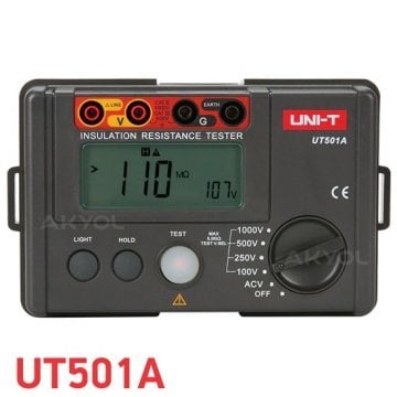 UNIT UT501A İzolasyon Direnci Test Cihazı