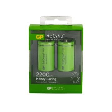 GP Recyko C Size 2200 mAh Orta Boy Pil 2li