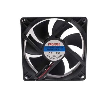 92x92x25mm 24V 0.10A Fan 2 Kablolu - Profuse