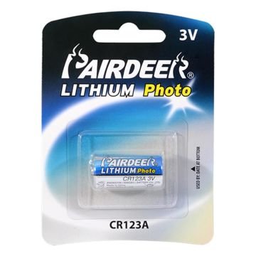 Pairdeer CR123A 3V Lithium Pil