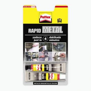 Pattex Rapid Metal Epoksi Yapıştırıcı ( 2 x 11ml Tüp )
