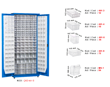 ÇKD-402-S Tek yönlü çekmeceli stand