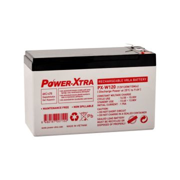 Power-Xtra PX-W120 - 12V Bakımsız Kuru Akü