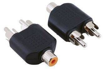 2RCA ERKEK - 1RCA DİŞİ ADAPTÖR