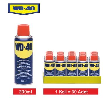 WD 40 Yağlama Spreyi (200 ml, 30 adet)