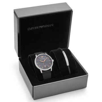 Emporio Armani AR80026 Erkek Set Kol Saati ve Bileklik