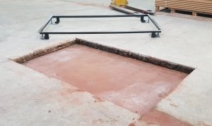 Düz Platform Gömme Baskül Kantar 3 Ton 150x200 Cm Özel Üretim