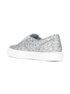 glitter slip-on sneakers - Ayakkabı, Silver
