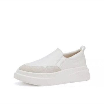 Slip On Leather Sneaker - Ayakkabı, Beyaz