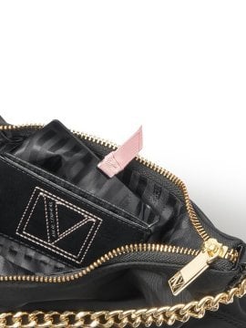 Victoria Nylon Mini Curve - Çanta, Siyah