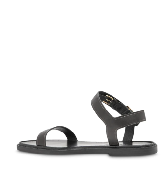 Monogram Motif flat sandals - Sandalet, Siyah