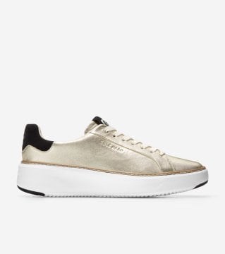 GrandPrø Topspin Sneaker - Tenis Ayakkabısı, Gold