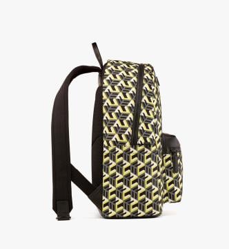 Stark Backpack in Cubic Monogram Nylon - Çanta, Desenli