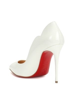 Hot Chick 100 patent leather pumps - Ayakkabı, Beyaz