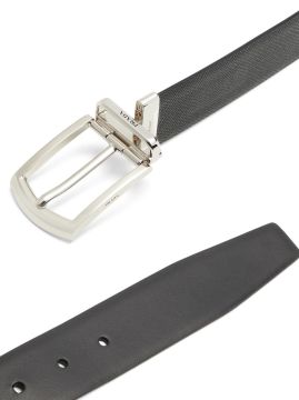 reversible buckle-fastening belt - Kemer, Siyah