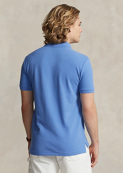 Custom Slim Fit Mesh Polo Shirt - Polo T-Shirt