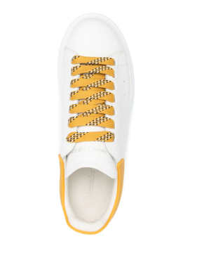 oversize leather sneakers - Ayakkabı, Beyaz